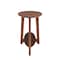 Alaterre Furniture Monterey 60"L Console/Media Mid-Century Modern Wood Table, Warm Chestnut ANMT1070 - alternate 4